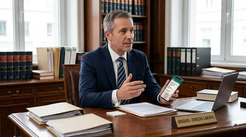 despedido por whatsapp